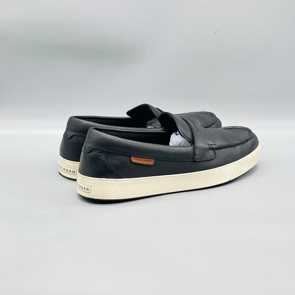 Cole Haan Shoes Mens 8.5 Black Leather Nantucket Penny Loafers Slip On Comfort main image 6